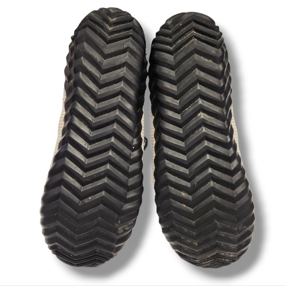 Sorel Out and About Plus Tall Boots Black White Waterproof Fleece Lined 7.5 - Picture 11 of 12